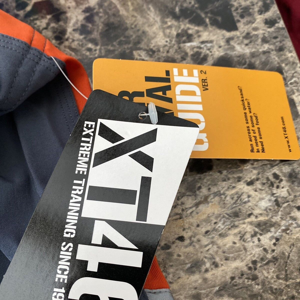 Soffe Extreme Training XT46 Men’s 34 M Gray & Orange Utility Board Shorts NWT