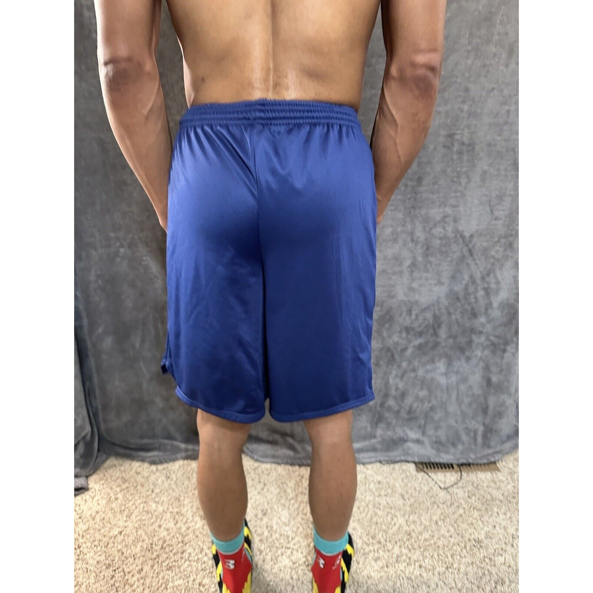 Men’s Cadet Air  Force Academy PT Blue Workout Athletic Shorts Medium