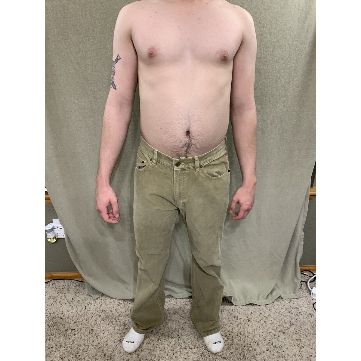 Old Navy Boot-cut Jeans 32x32 Khaki Corduroy