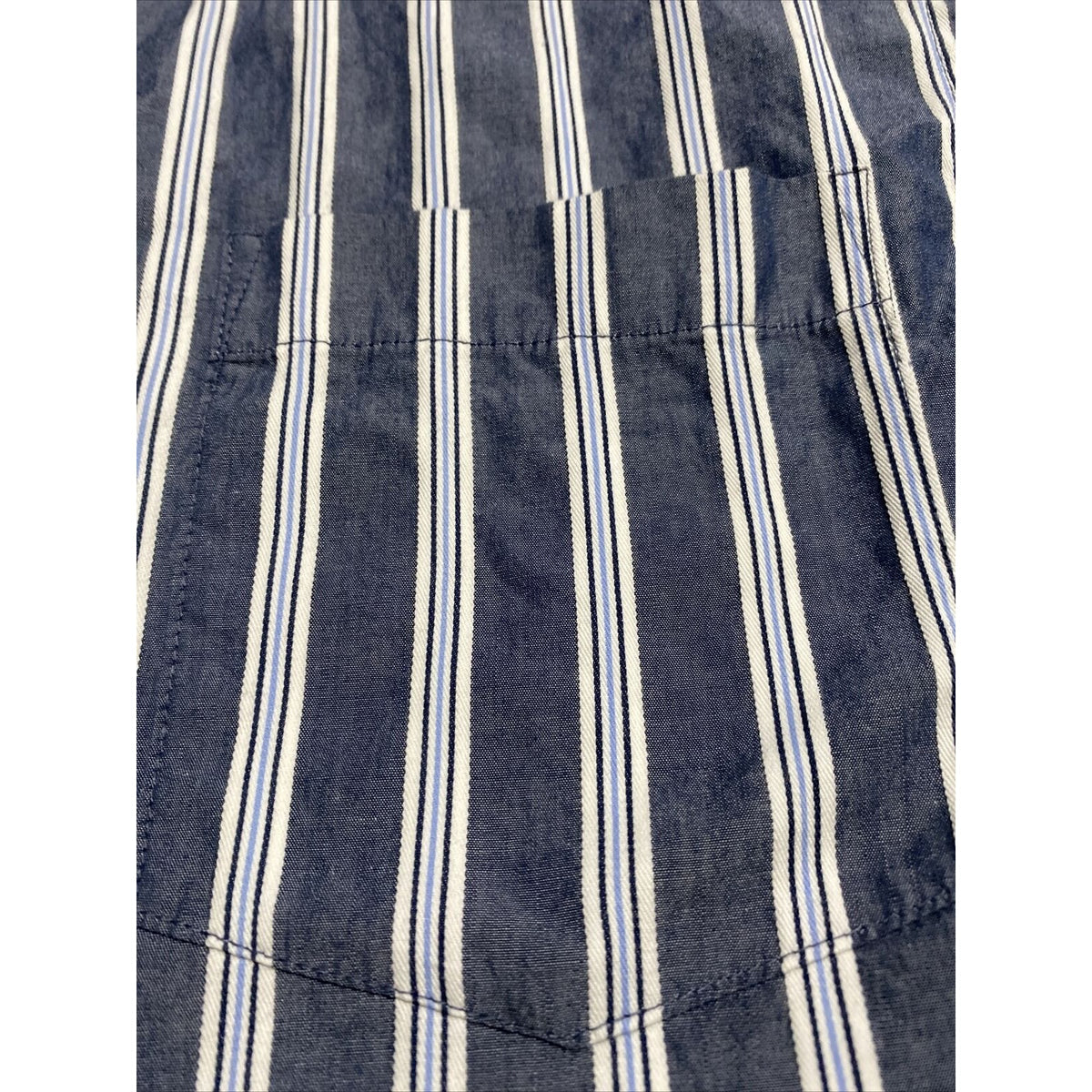 Trailer Vintage Fit Men’s XL Blue Gray Stripes Button-down Long Sleeves Shirt