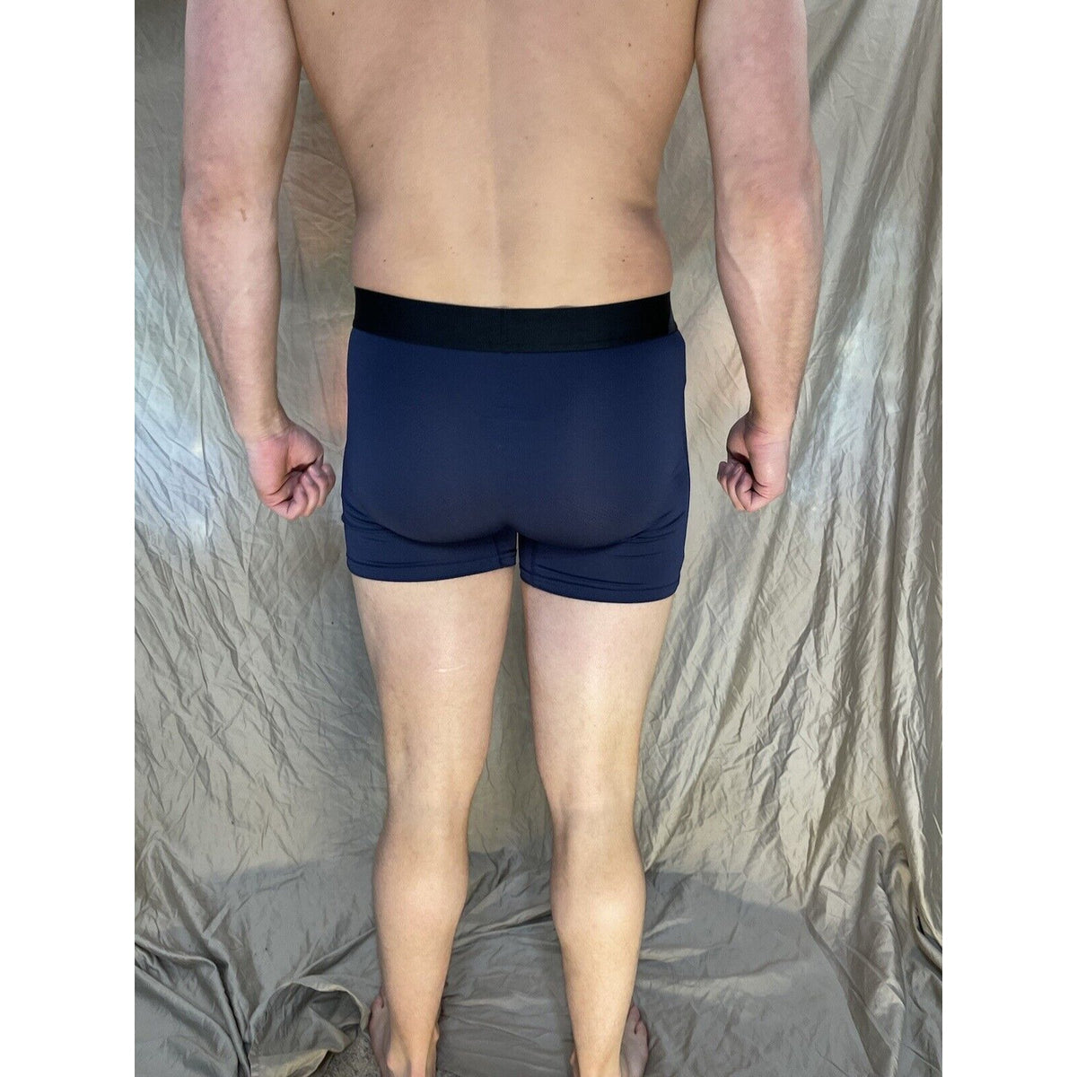 men's Dark Blue  volcom XL athletic compression boxer briefs