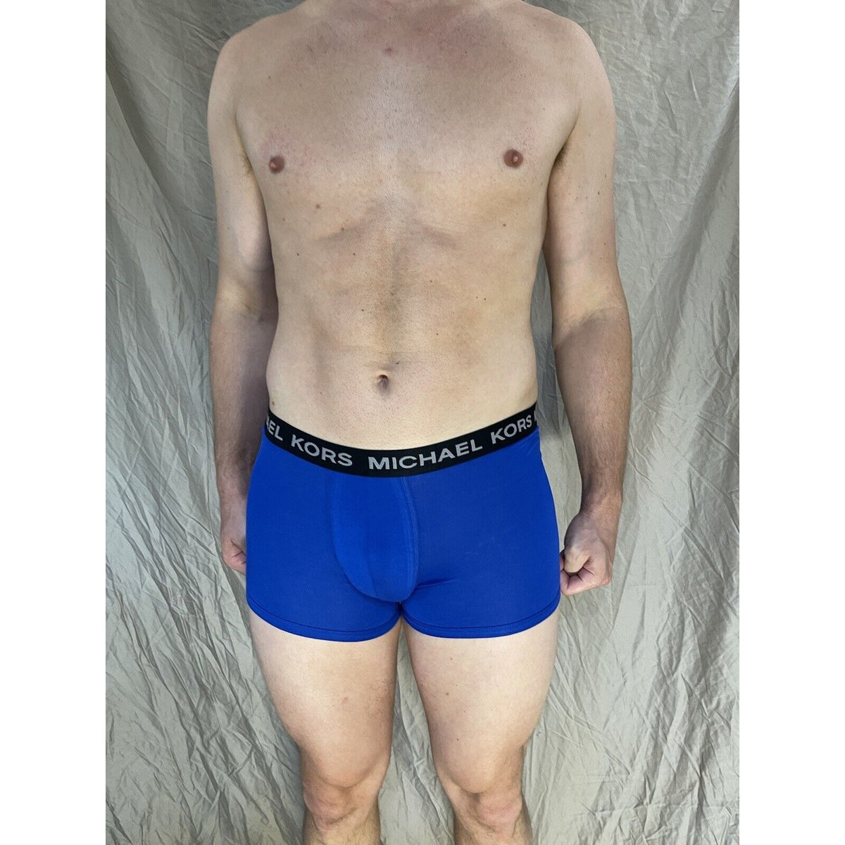 men's michael kors stretch factor pride boxer briefs Blue Medium