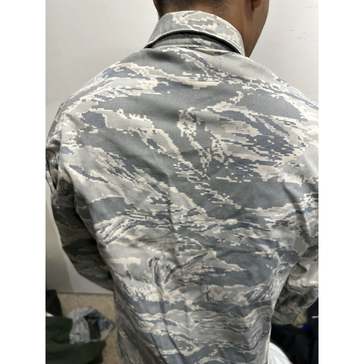 Men’s Abu Airman Battle Uniform Coat Civil Air Patrol Top 38XL Capt Patches