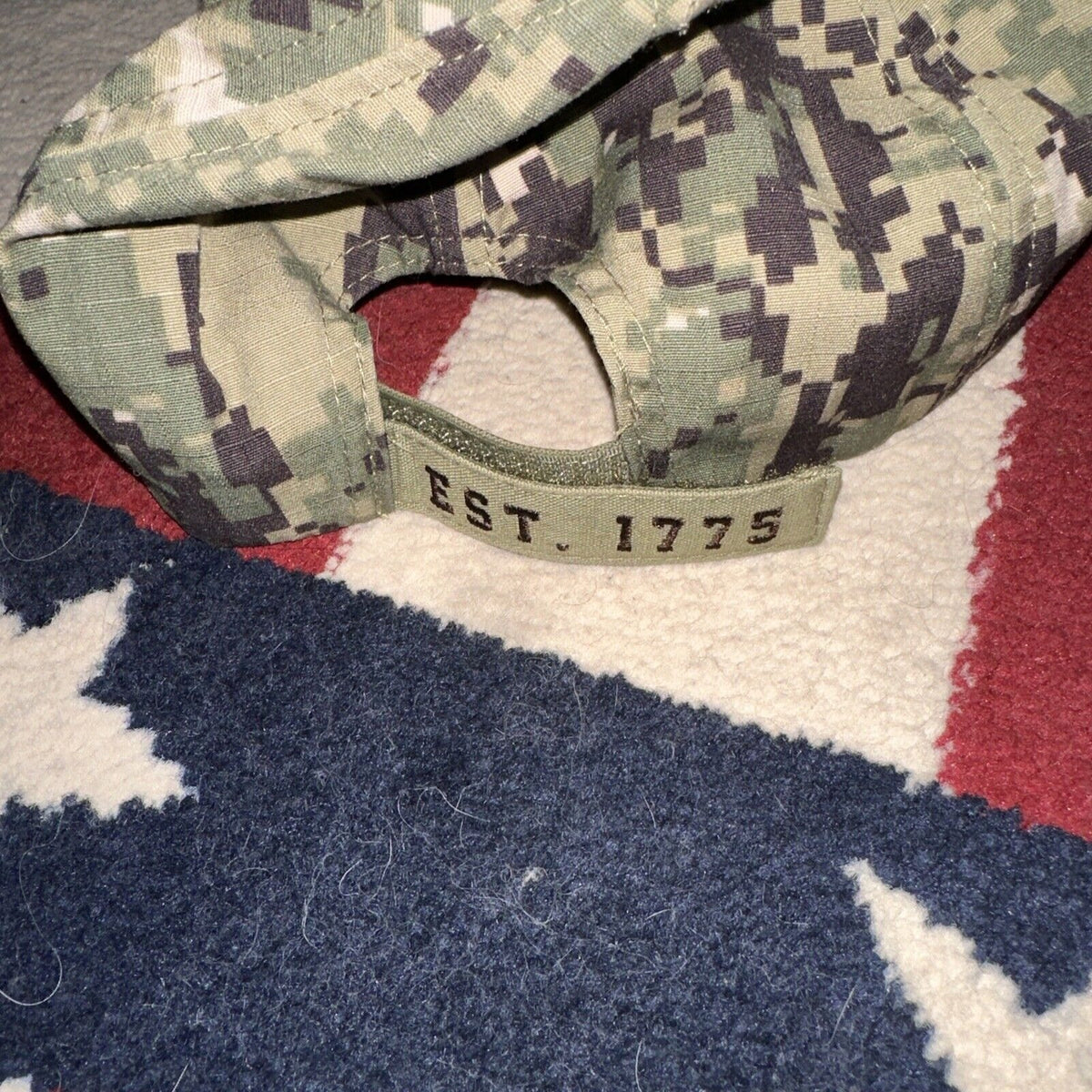 Men’s US Navy Camo Hat Cap Ballcap Adjustable Fire For Effect