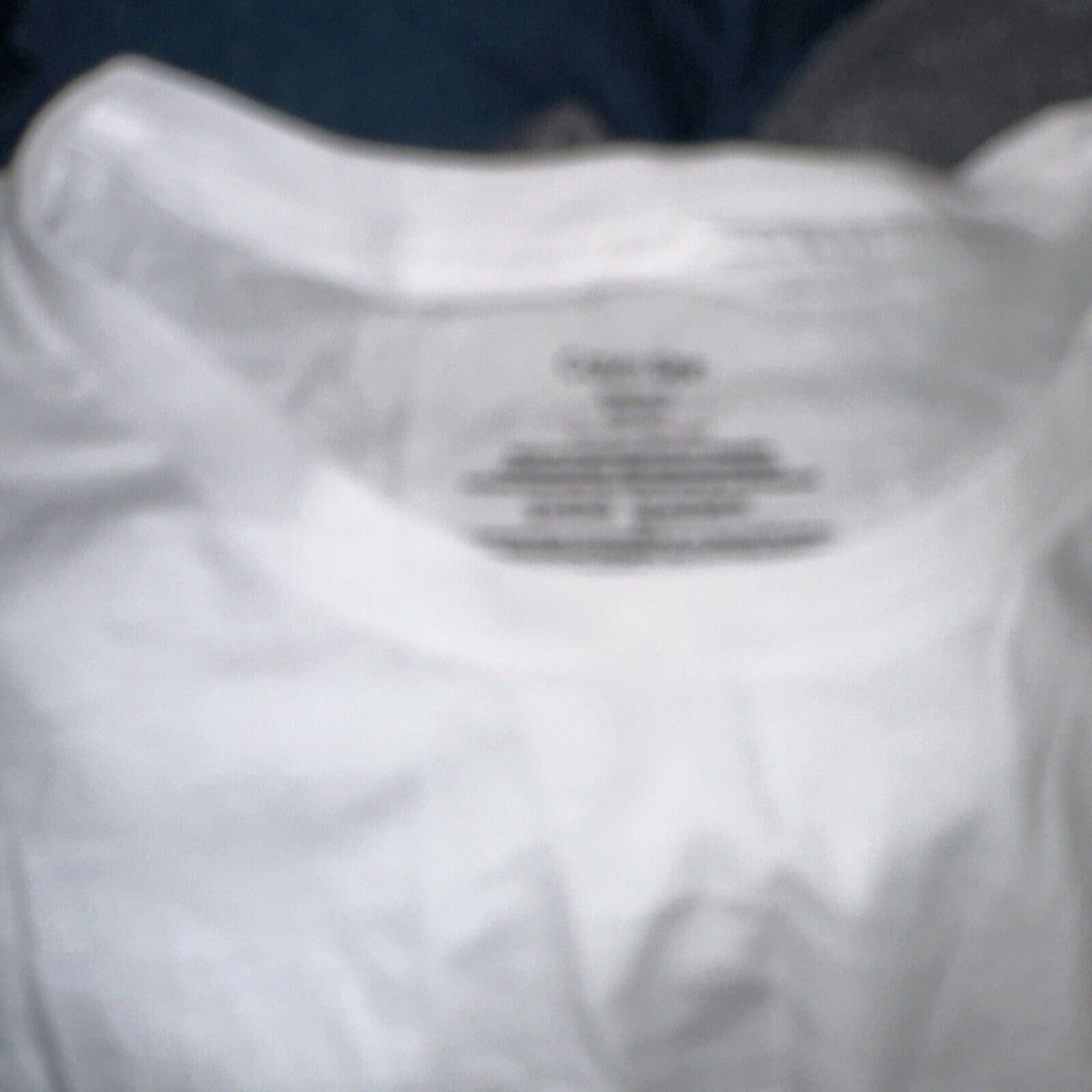 Men’s White Calvin Klein Small Classic Fit Undershirt