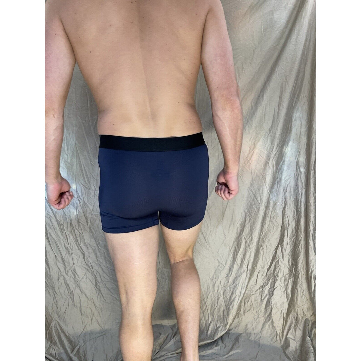 men's Dark Blue  volcom XL athletic compression boxer briefs