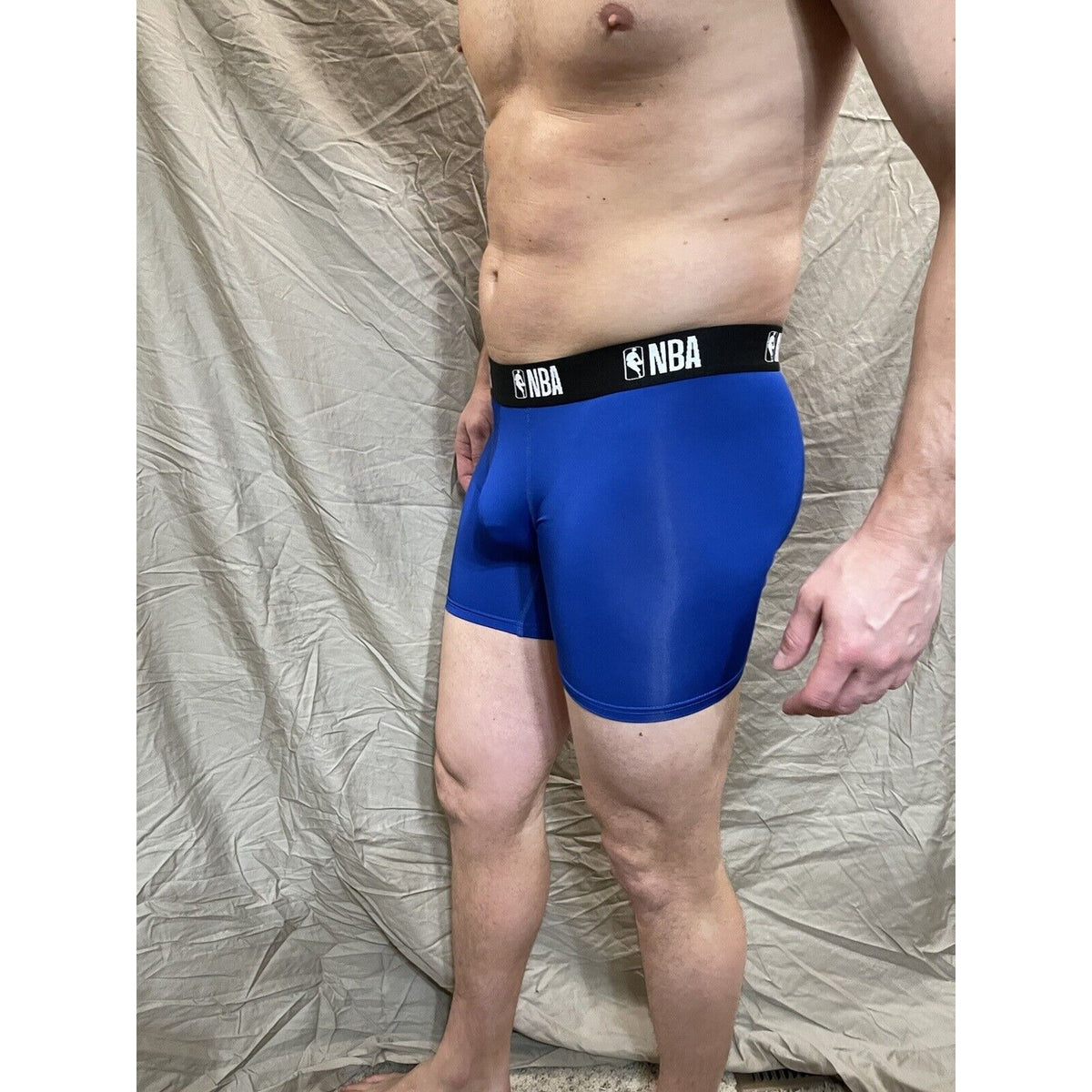 men's royal blue NBA compression shorts XL New And Never Worn