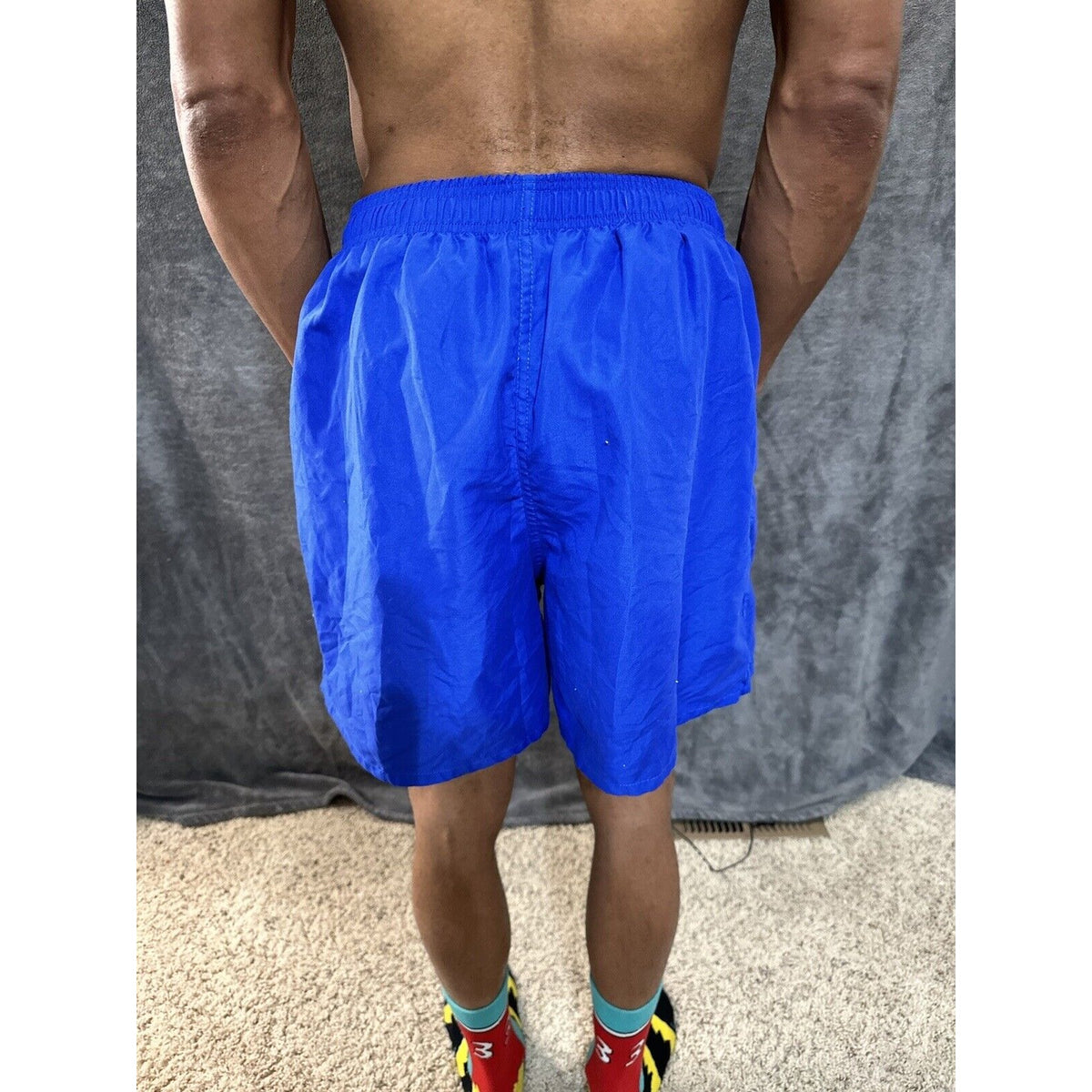 Men’s Blue Large USAFA Cadet Dolfin Swim Trunks Issued Air Force Academy