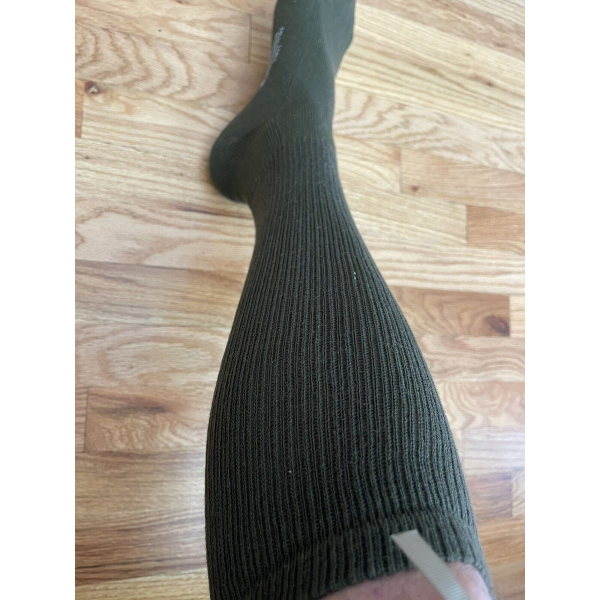 Military Defense Logistics Agency Boot socks XL Olive  Green 80% cotton18% nylon