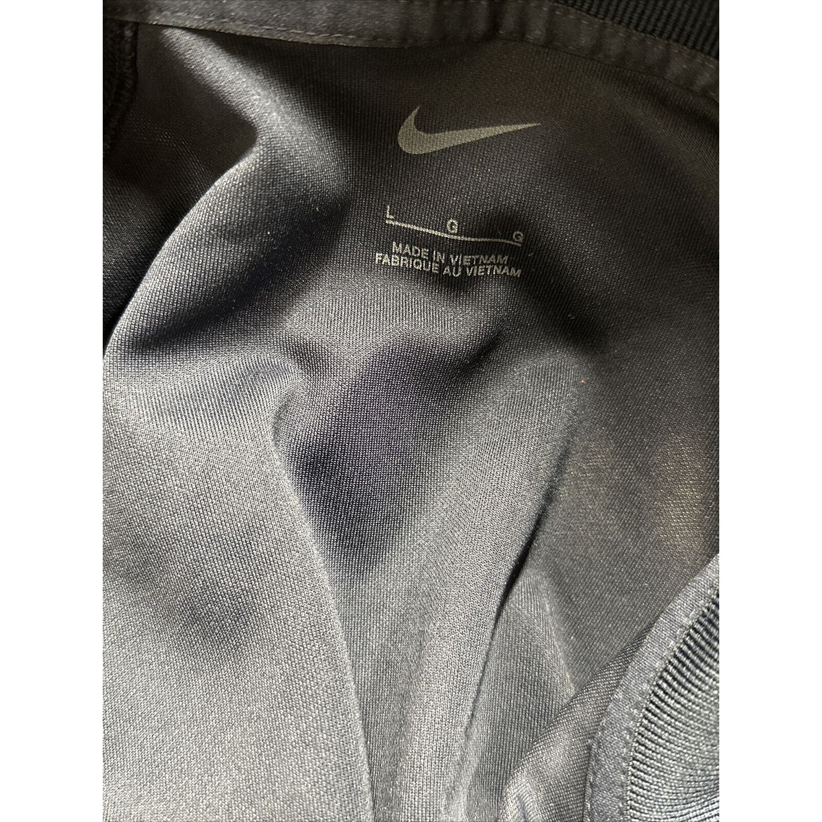 men’s nike large dark blue polo shirt mannington commercial