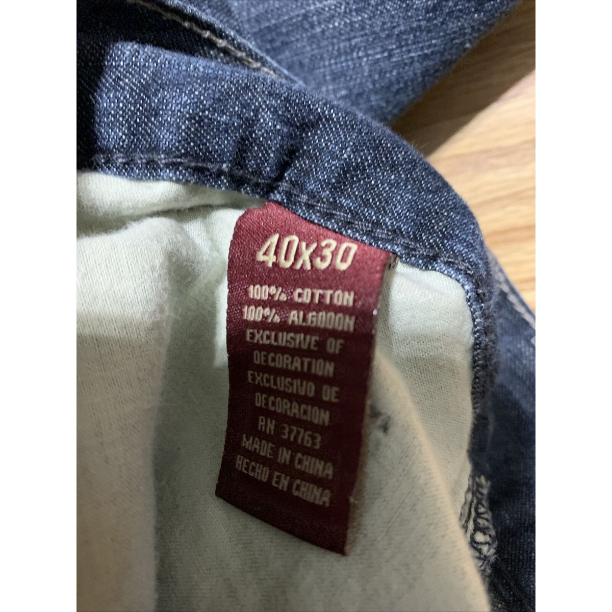 PERRY ELLIS  Premium Denim Mens Blue Jeans Size 40x30