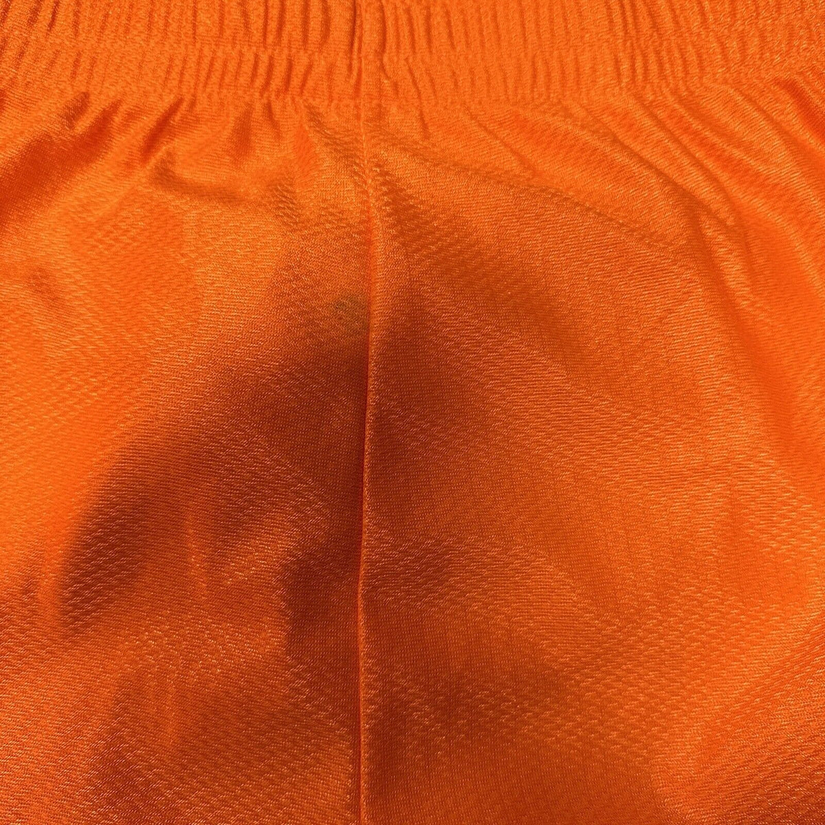 Men’s Neon Orange Starter Medium Athletic Shorts With  Pockets