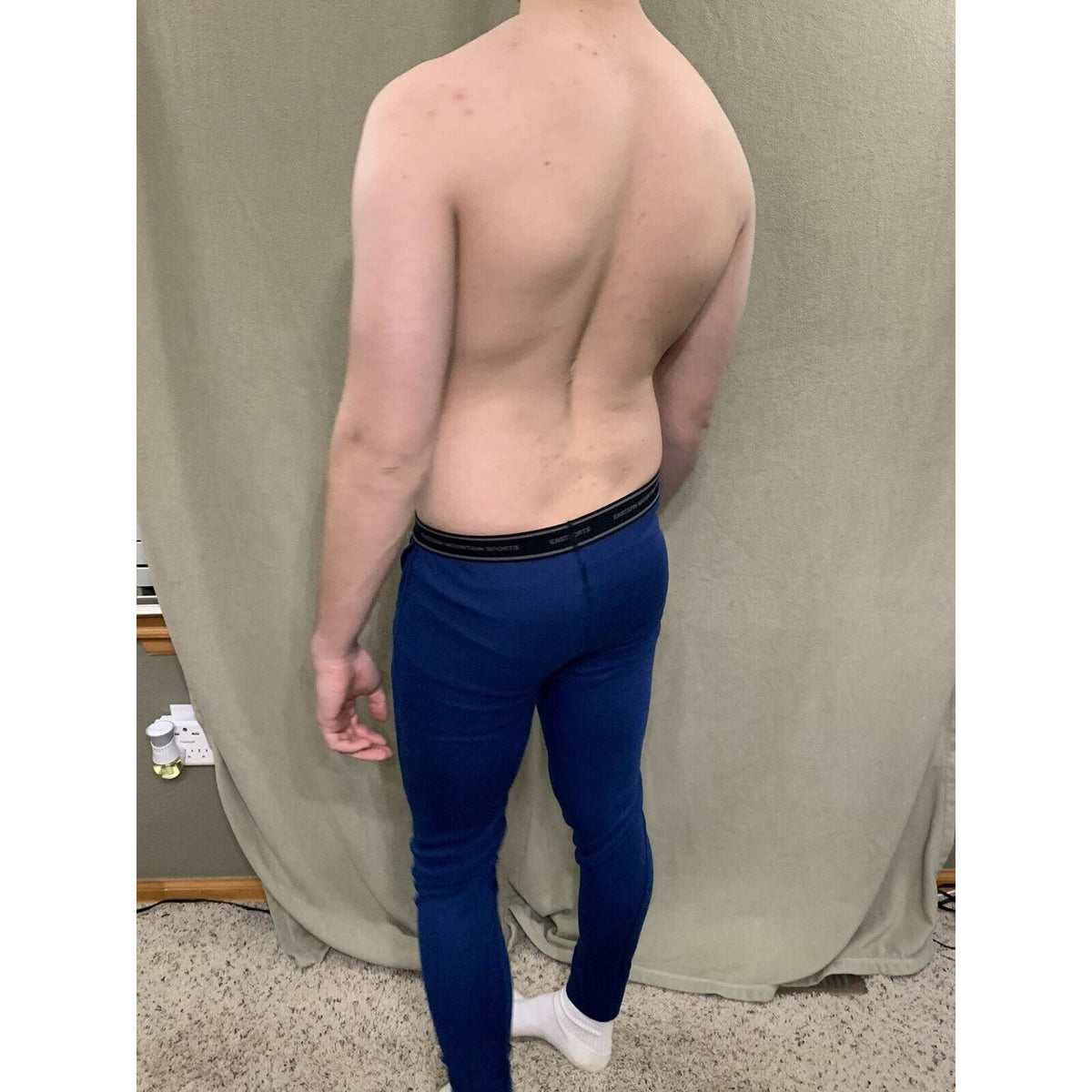 Men’s Eastern Mountain Sports Blue Small Tech Wick Base layer Pants