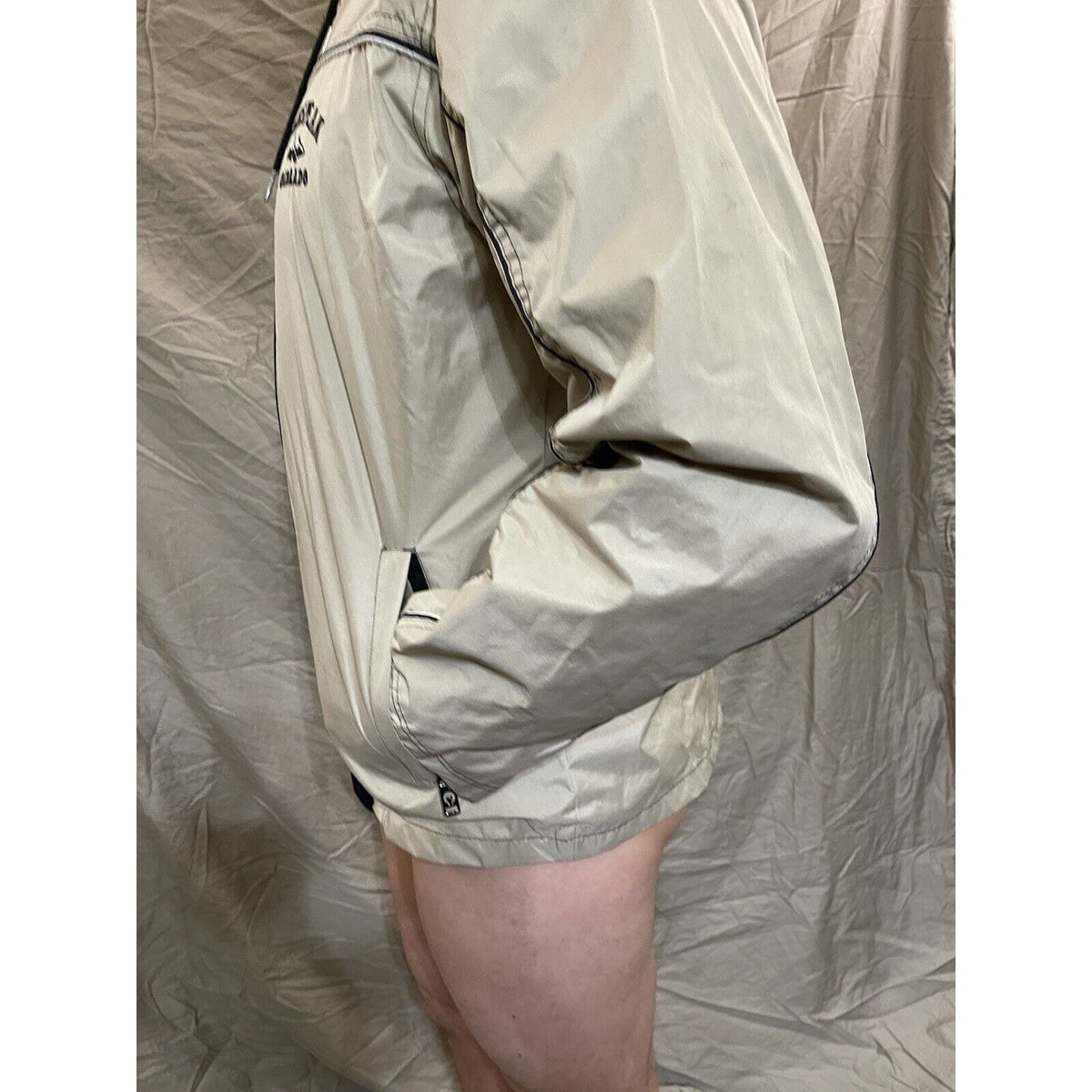 Men's PCI XL Pikes Peak Colorado full zip tan windbreaker