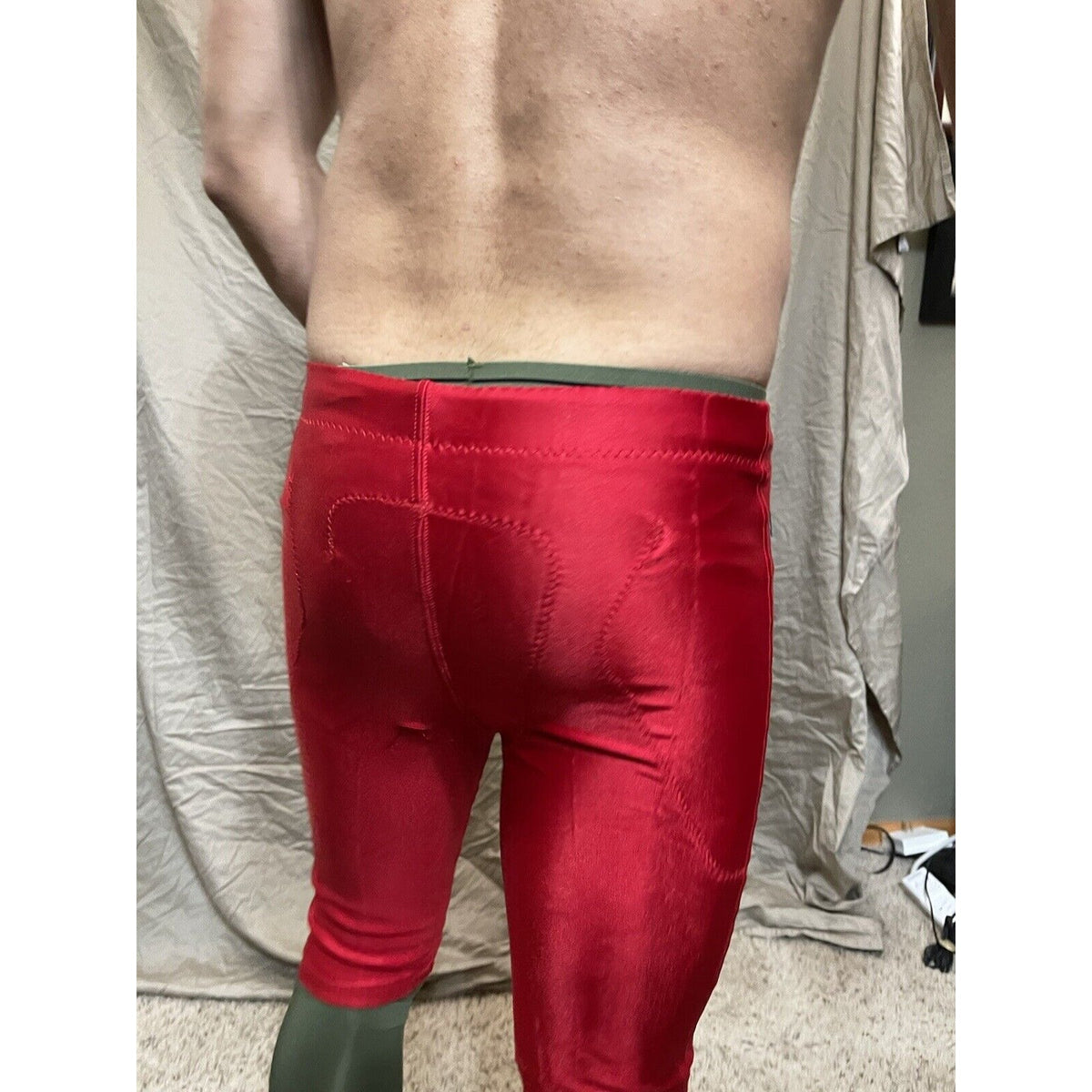Men's True Red Russell Athletic Large Football Pants