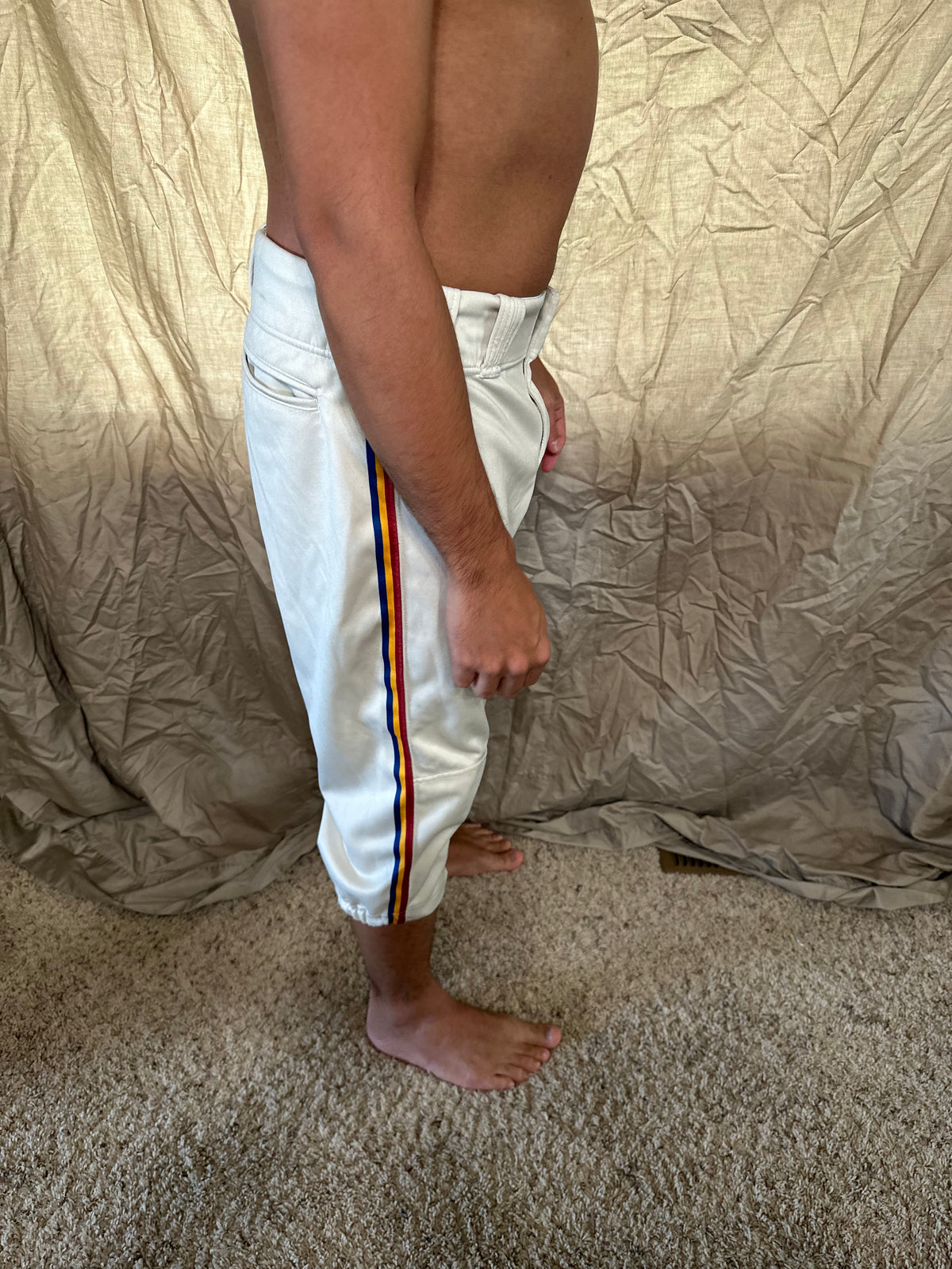 Men’s prolook size 34 white baseball pants