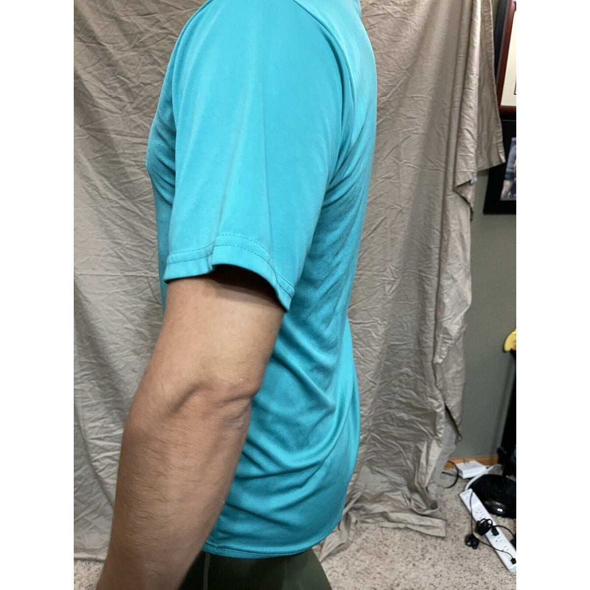 Men's Augusta Sportswear Moisture Management Athletic shirt teal adult Medium