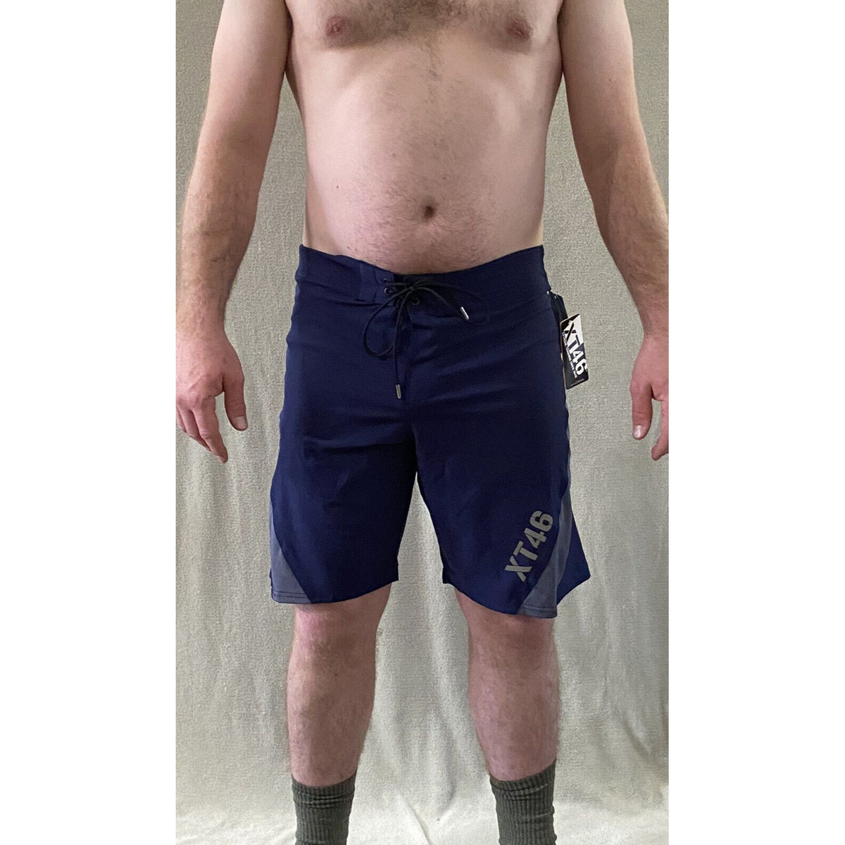 Soffe Extreme Training XT46 Men’s 36 (L) Navy Blue Gray Utility Board Shorts NWT