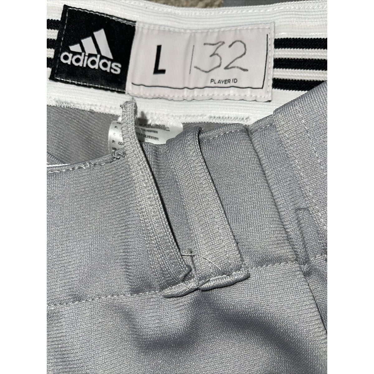 Men’s Adidas Gray Baseball Pants Large