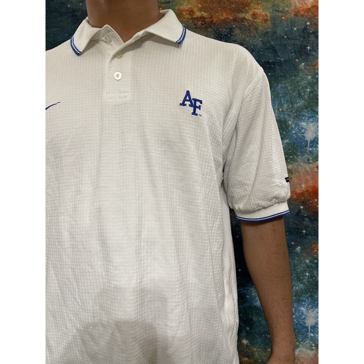 Men’s Nike Team Air Force Falcons Polo white shirt