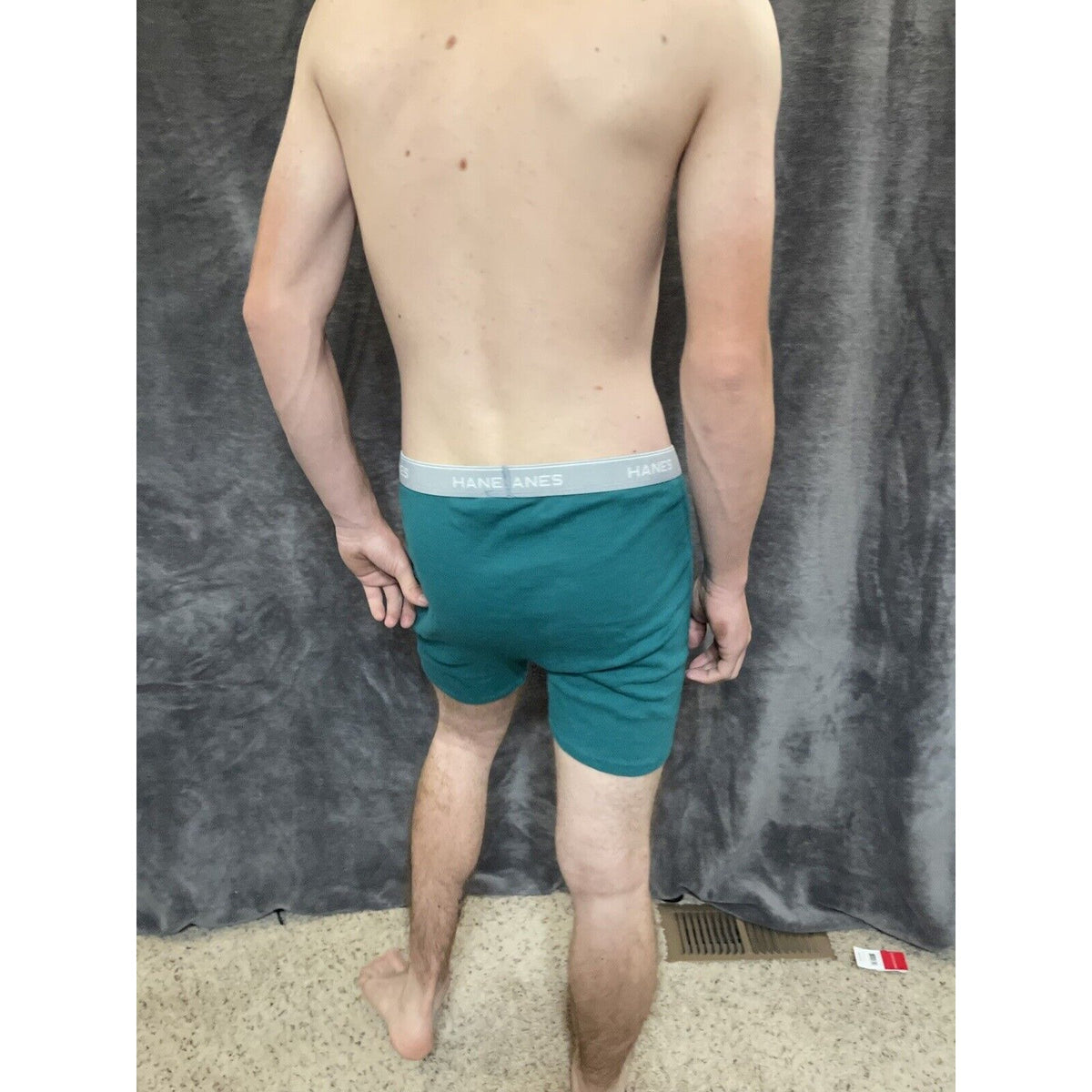 men's green hanes XL boxer brief comfort flex