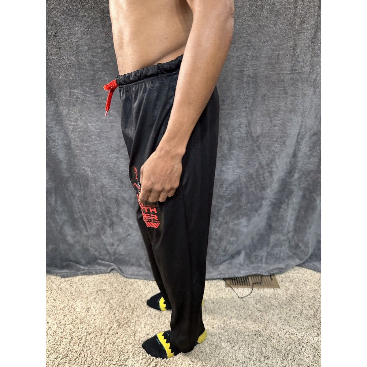 Men’s Black Star Wars Medium Darth Vader Join The Dark Side Pajama Pants Lounge