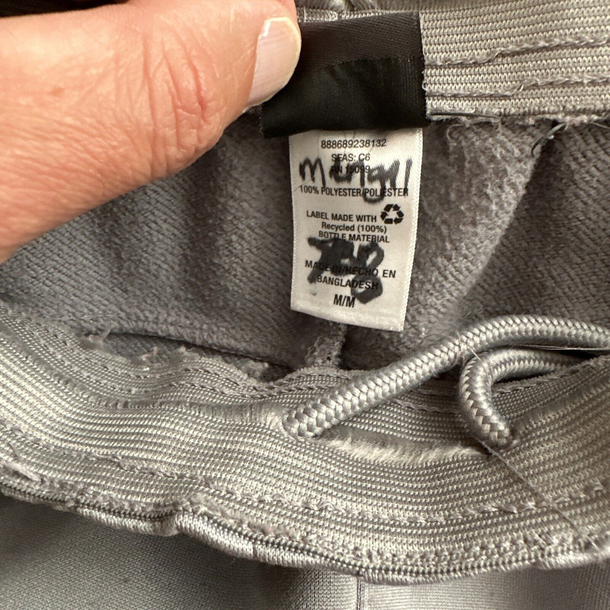 Men’s Gray Everlast Medium Sweatpants With Pockets