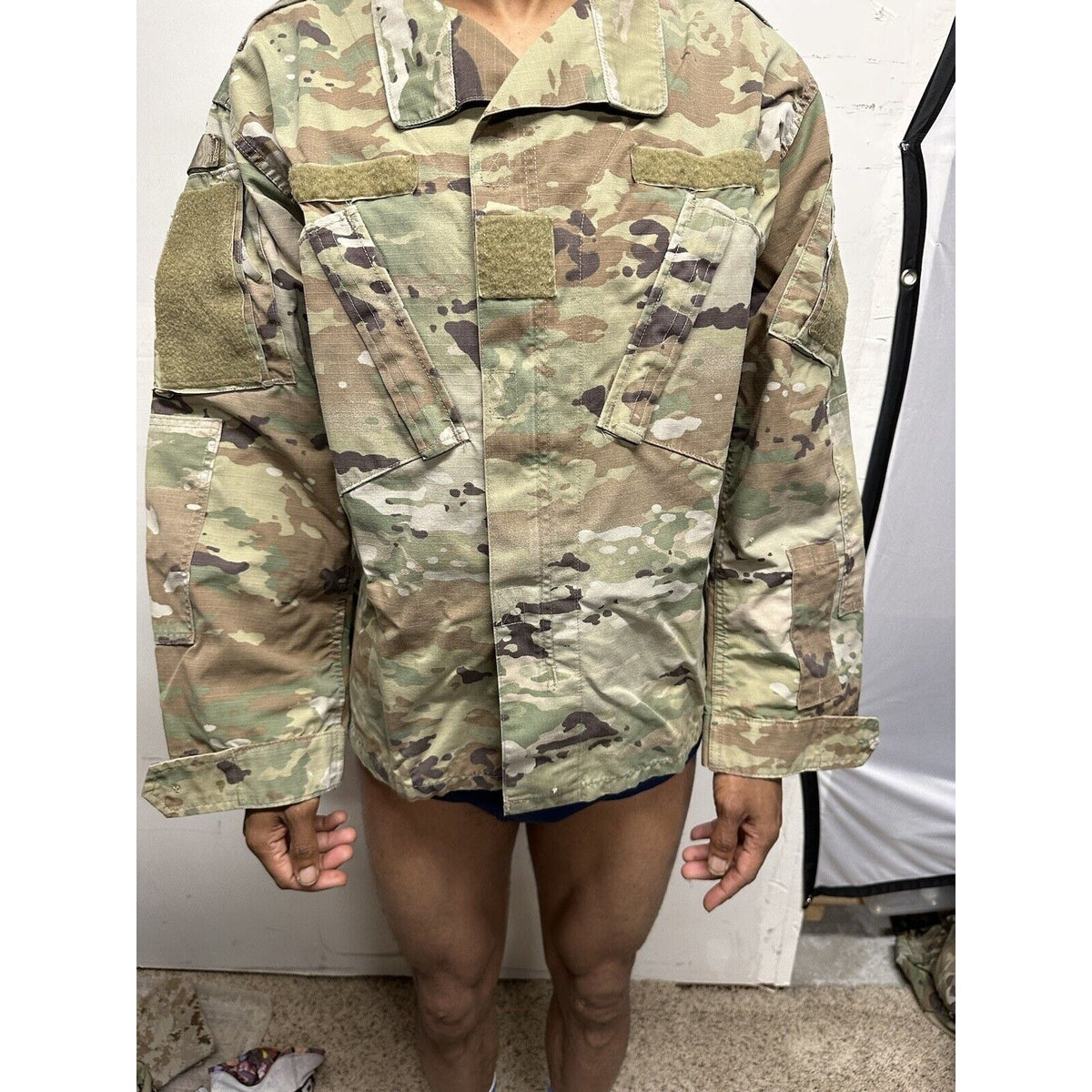 Men’s Ocp Army Air Force Top Blouse Coat Large Short