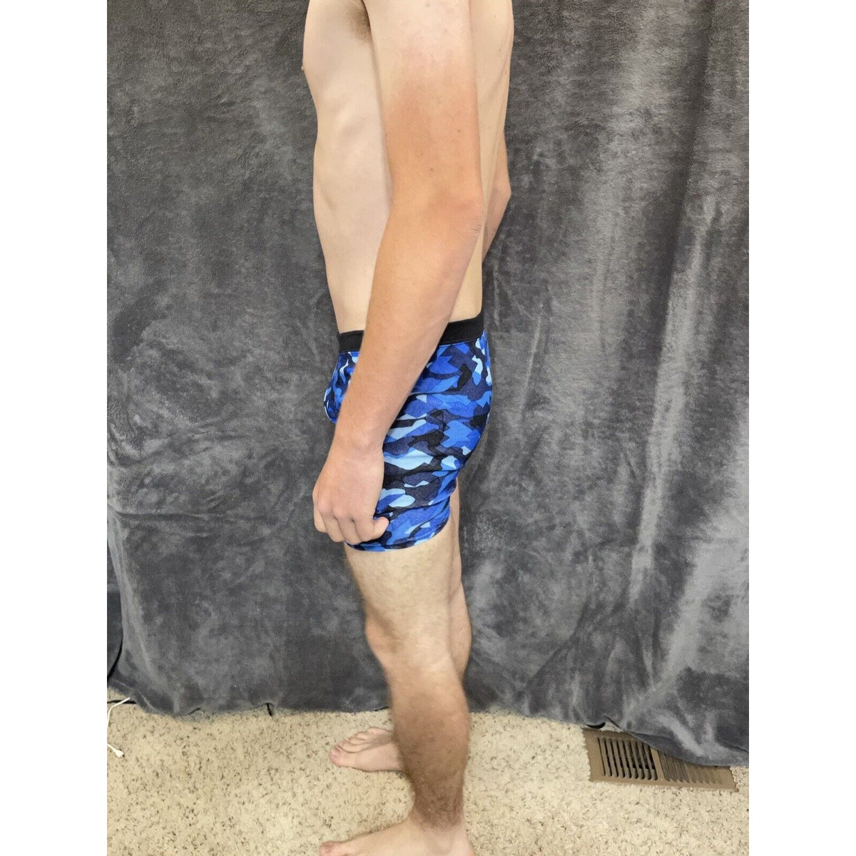 boy's XL hanes blue camo youth boxer brief