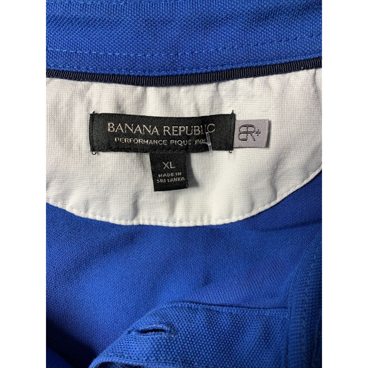 BANANA REPUBLIC Performance MENS POLO XL Blue