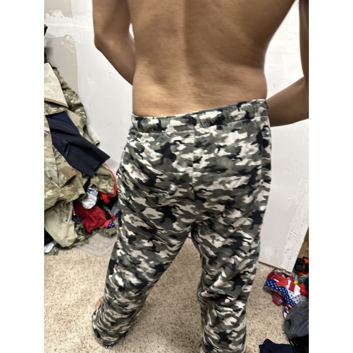 Men’s XXL Joe Boxer Camo Pajama Bottoms Lounge Pants With Pockets