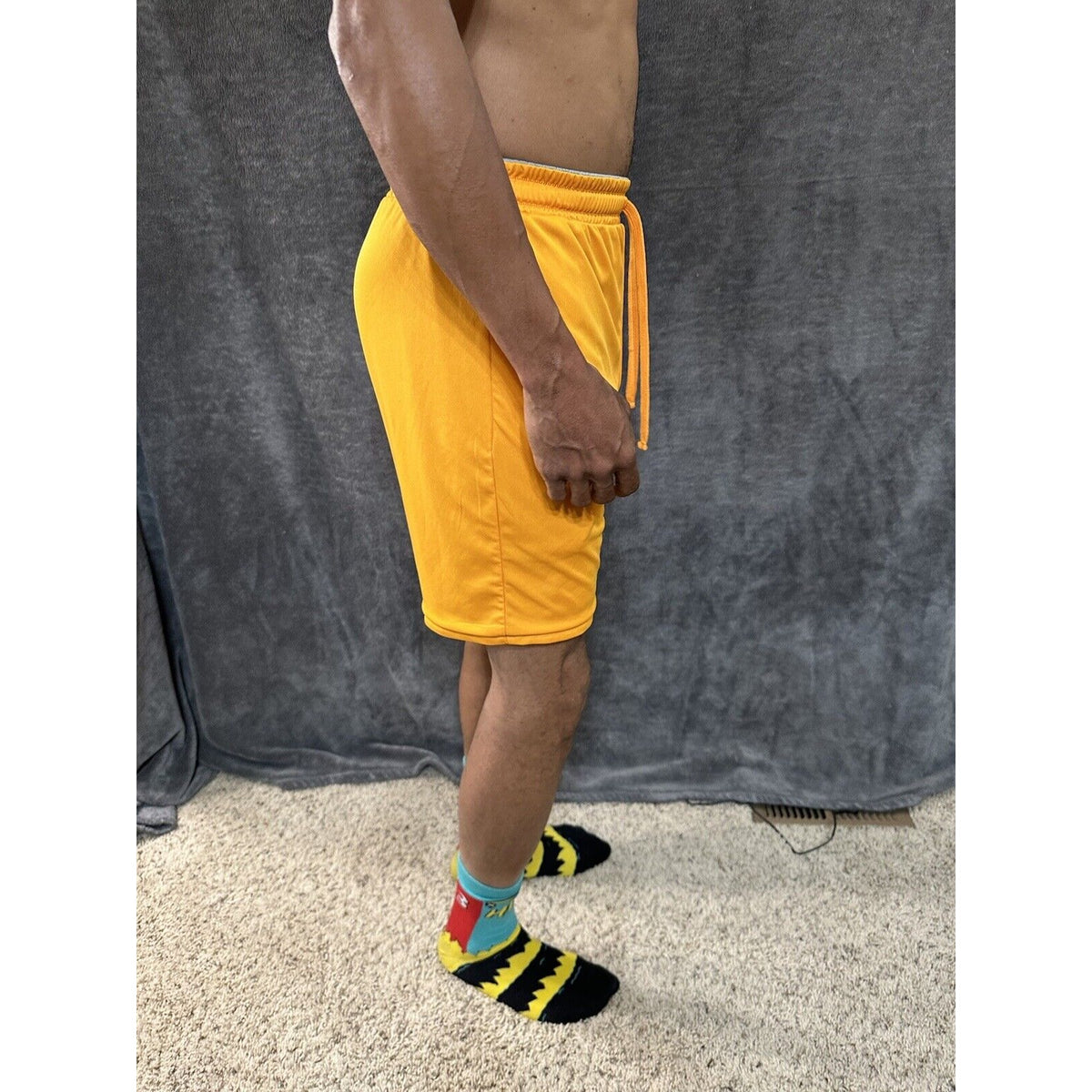 Men’s Tennessee Vols Volunteers Reversible Athletic Shorts Orange Gray ~medium