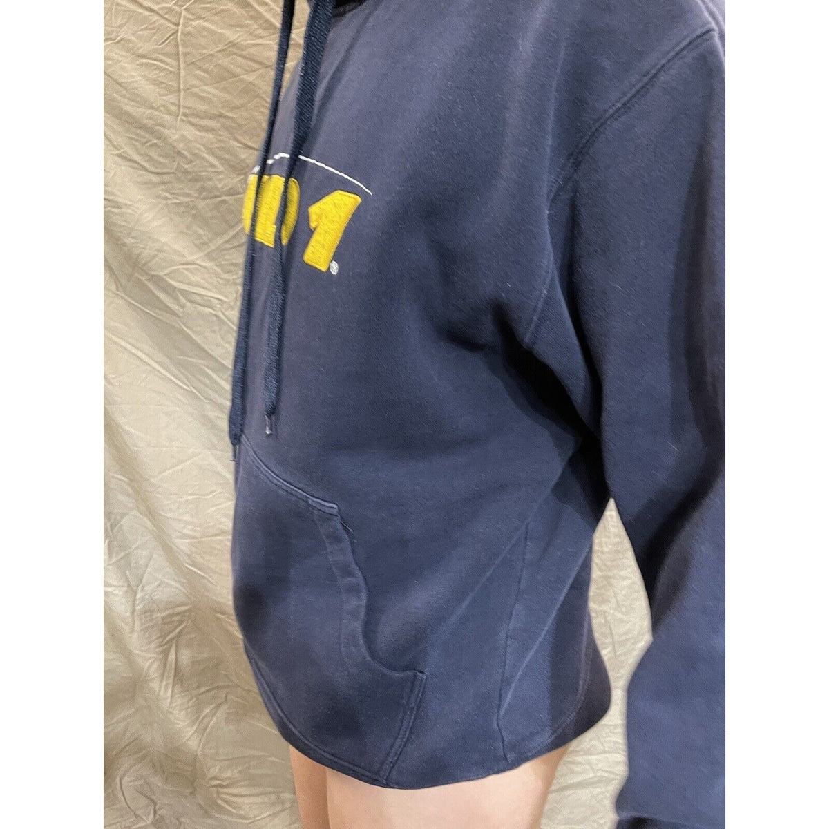 Men's AND1 XL blue pullover hoodie sweatshirt