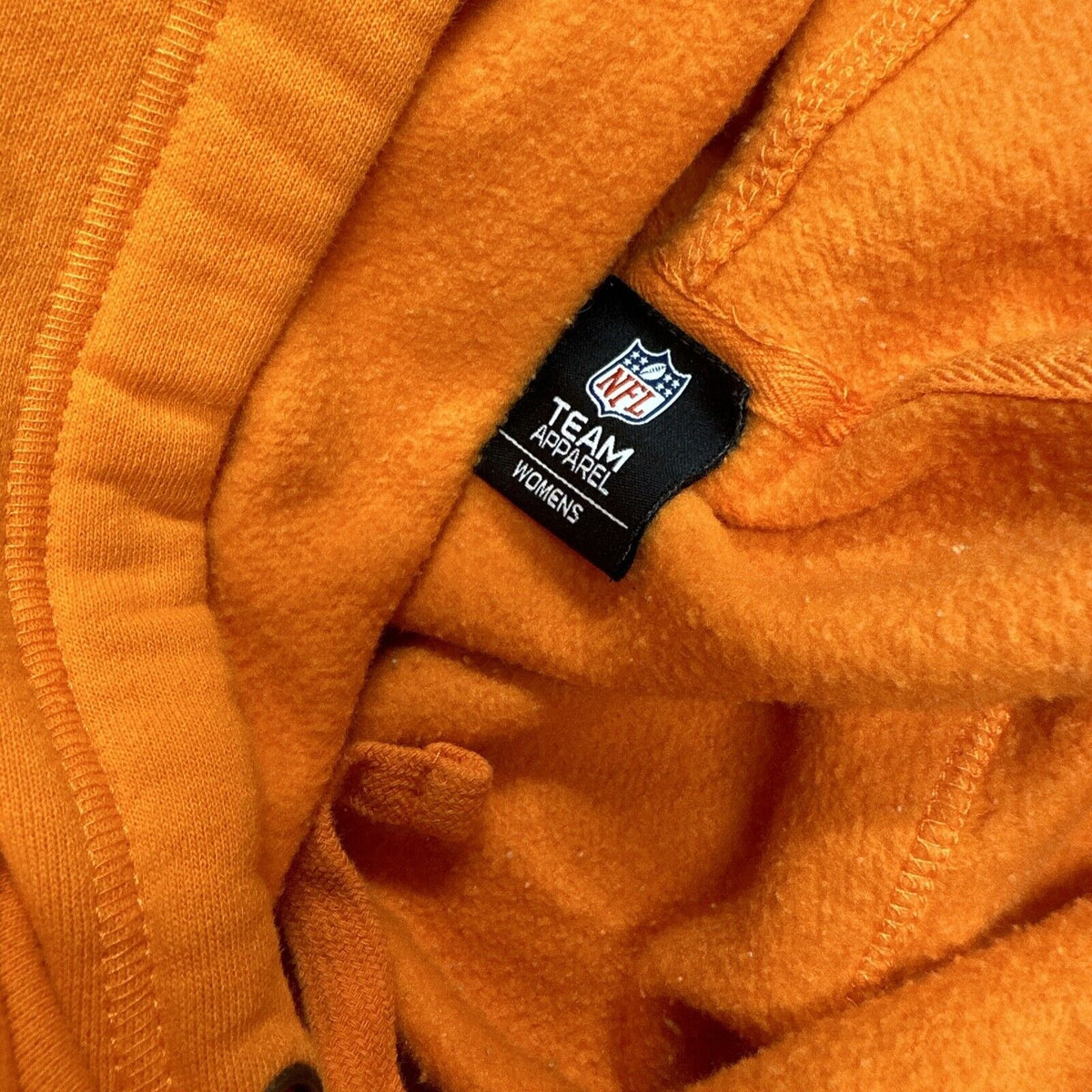 Woman’s NFL Team Apparel Denver Broncos 2015 Super Bowl Champions Orange Hoodie