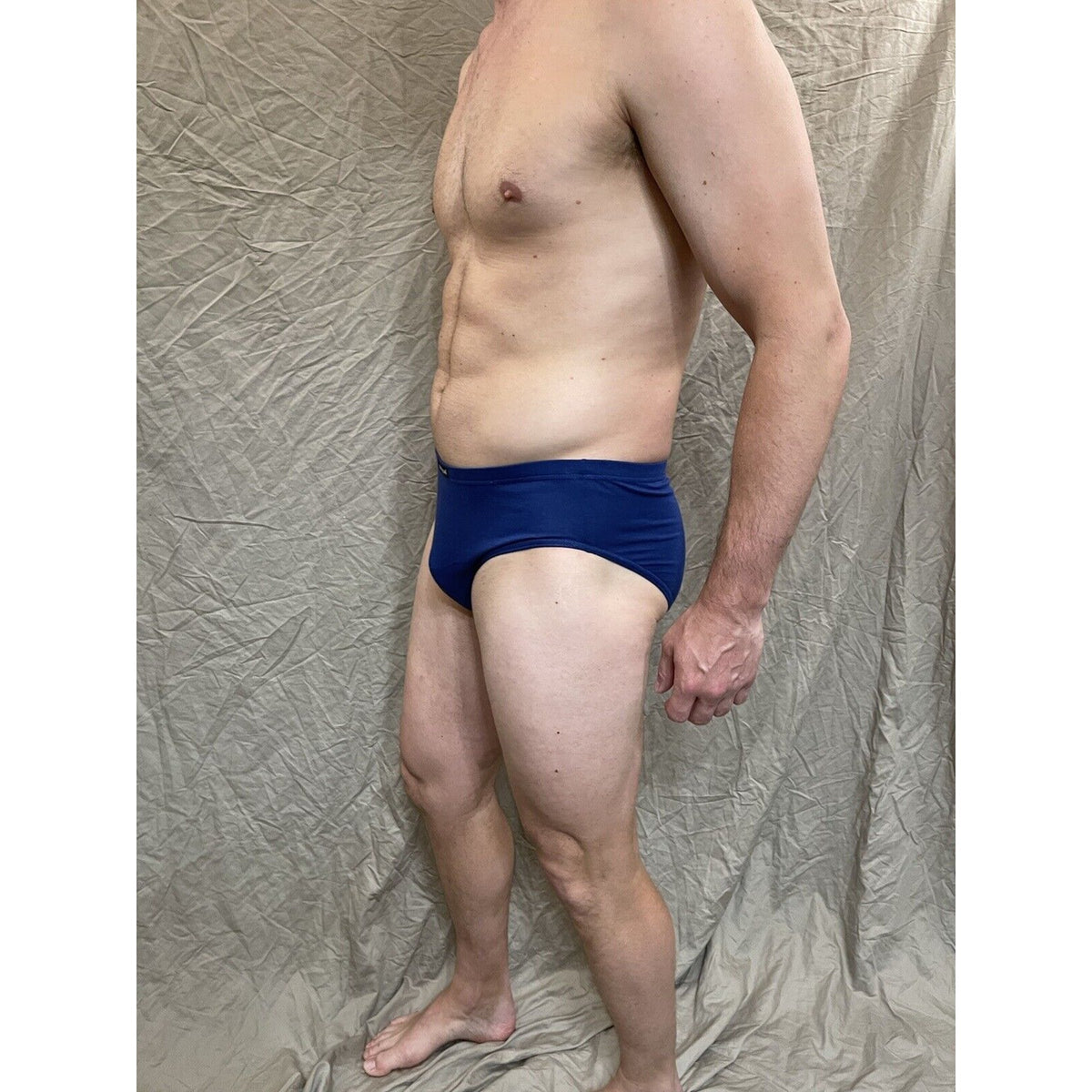 men's blue papi large brief cotton