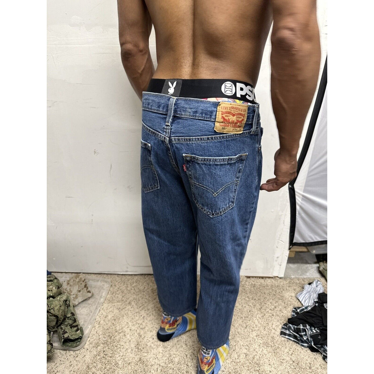 Men’s Levi’s 550 34 X 30 Blue Jeans