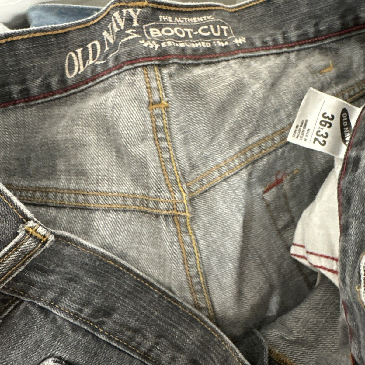 Men’s Gray Old Navy Boot Cut 36 X 32 Jeans