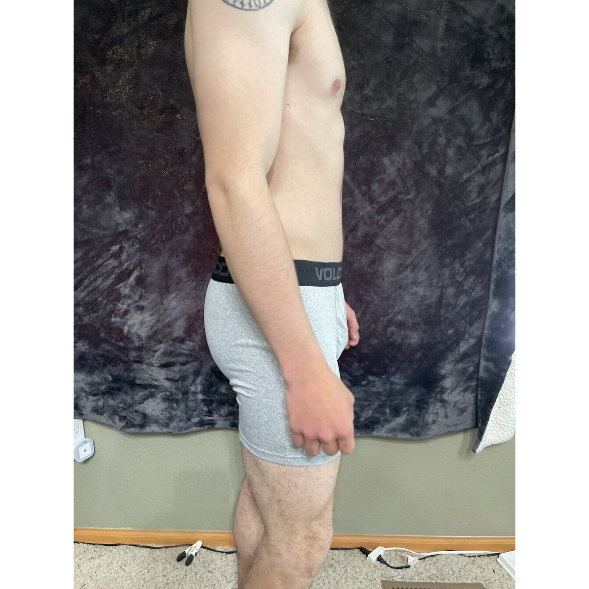 Men’s Small Icy Gray 32 Degrees Cool Boxer Briefs New