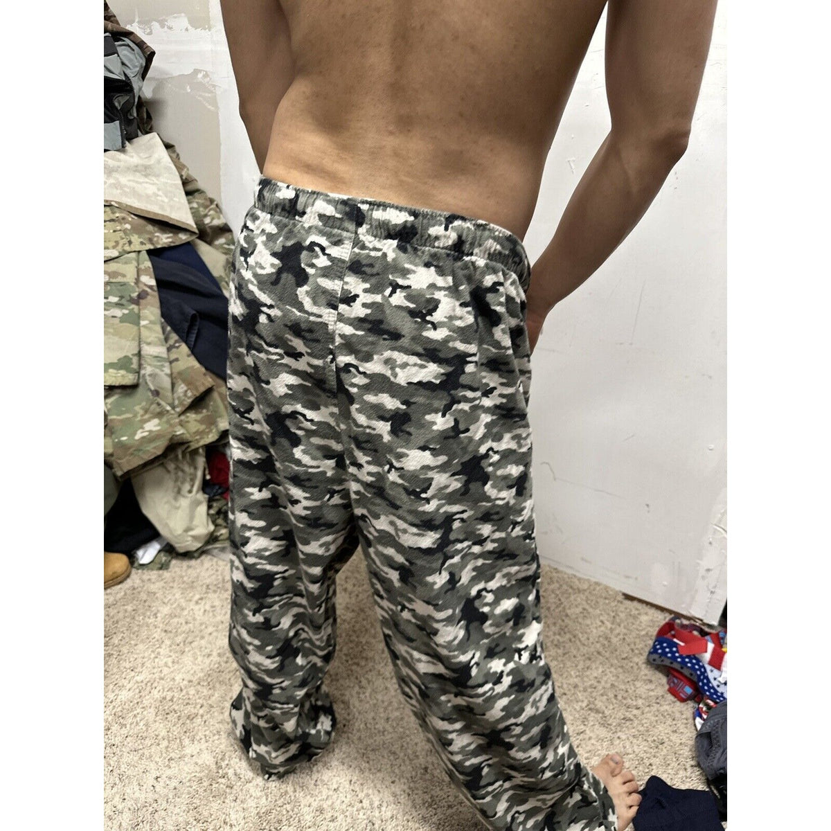 Men’s XXL Joe Boxer Camo Pajama Bottoms Lounge Pants With Pockets
