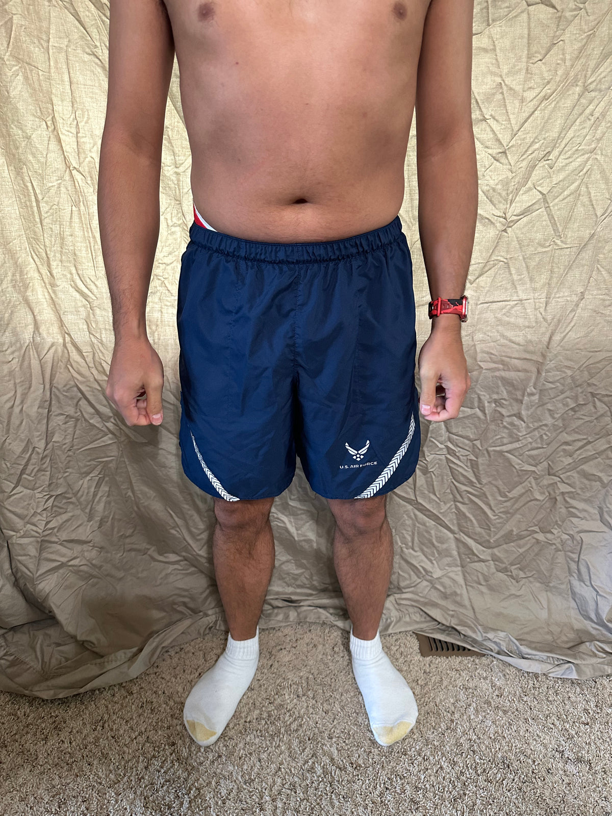 Men’s air force USAF small pt shorts improved physical training uniform