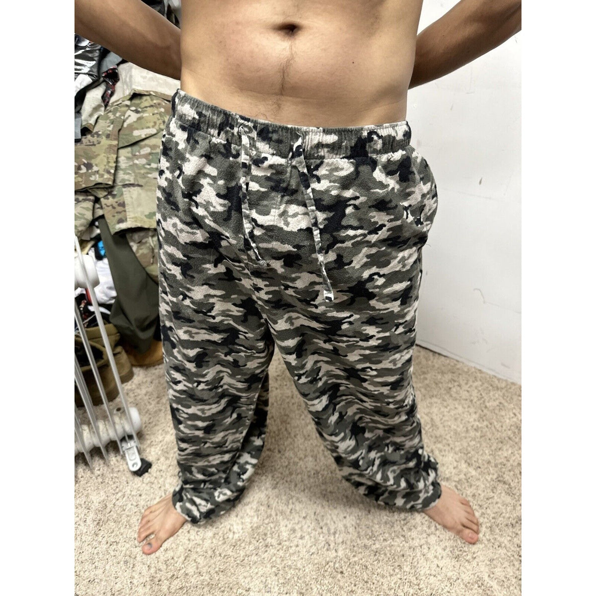 Men’s XXL Joe Boxer Camo Pajama Bottoms Lounge Pants With Pockets