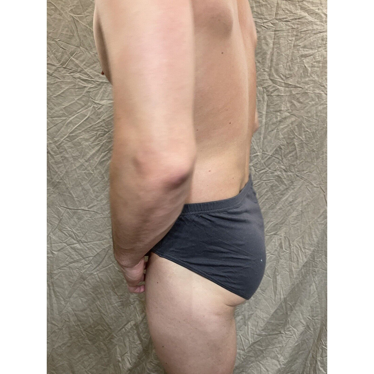 men's papi medium gray XL brief cotton