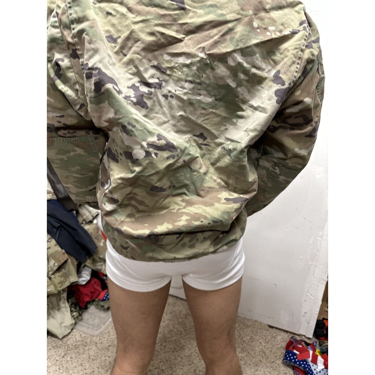 Men’s Ocp Army Combat Uniform Large Long Top Blouse Space Force