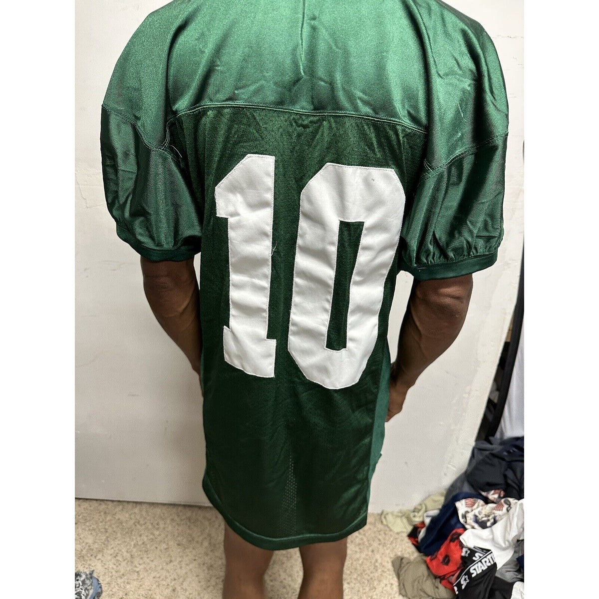 Men’s Medium Pine Creek High School Football Jersey Green #10 Riddell