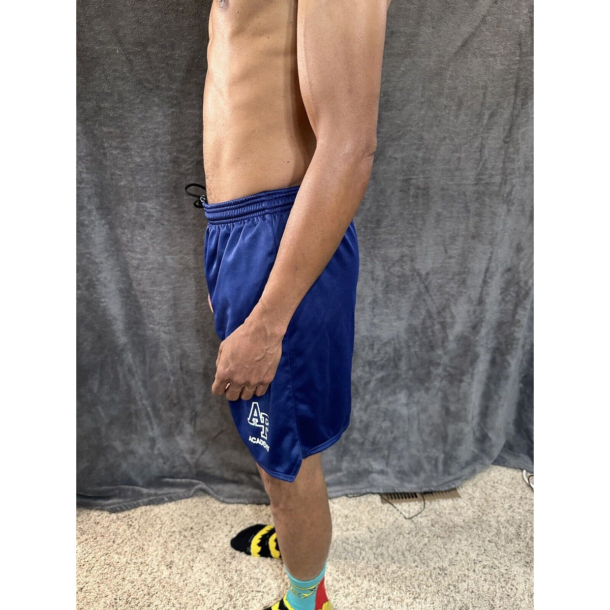Men’s Cadet Air  Force Academy PT Blue Workout Athletic Shorts Small
