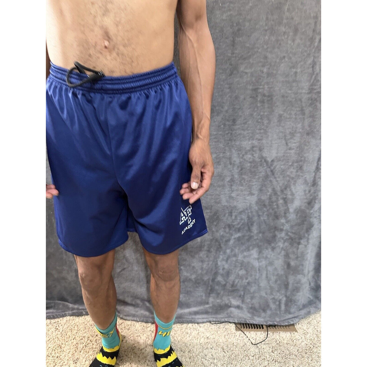 Men’s Cadet Air  Force Academy PT Blue Workout Athletic Shorts Small