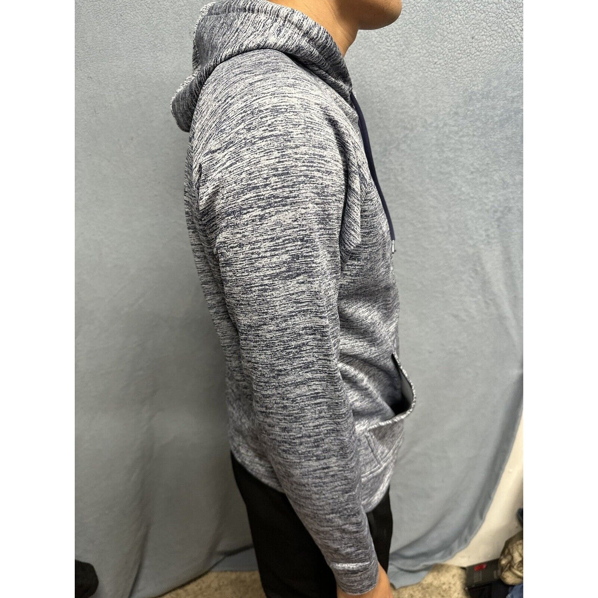 Men’s Blue And Gray Small Sport-tek Pine Creek High School Hockey Pullover Hoodi