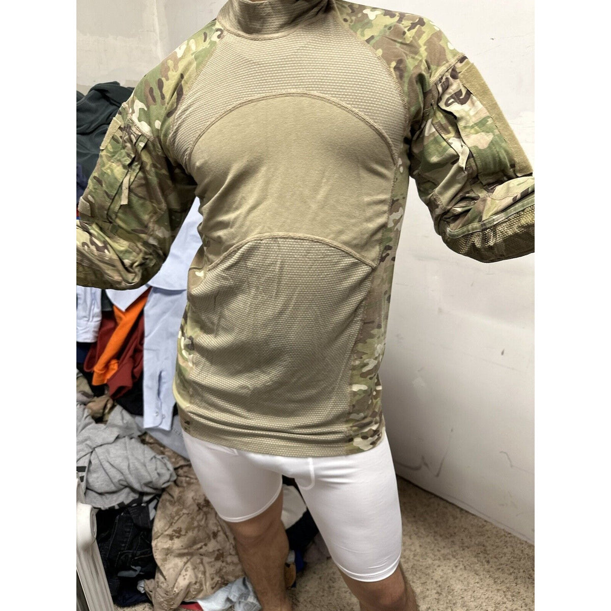 Men’s Army Combat Shirt Flame Resistant Size Small Ocp Pattern