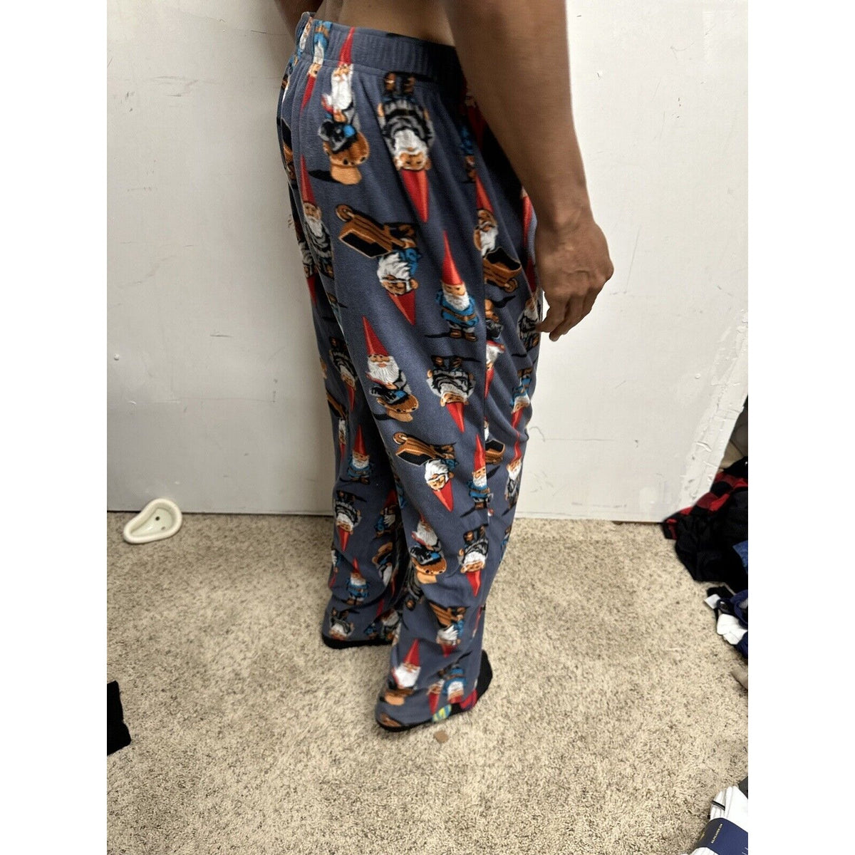 Men’s Large Gnome Wheelbarrow Lounge Pants Sleepwear