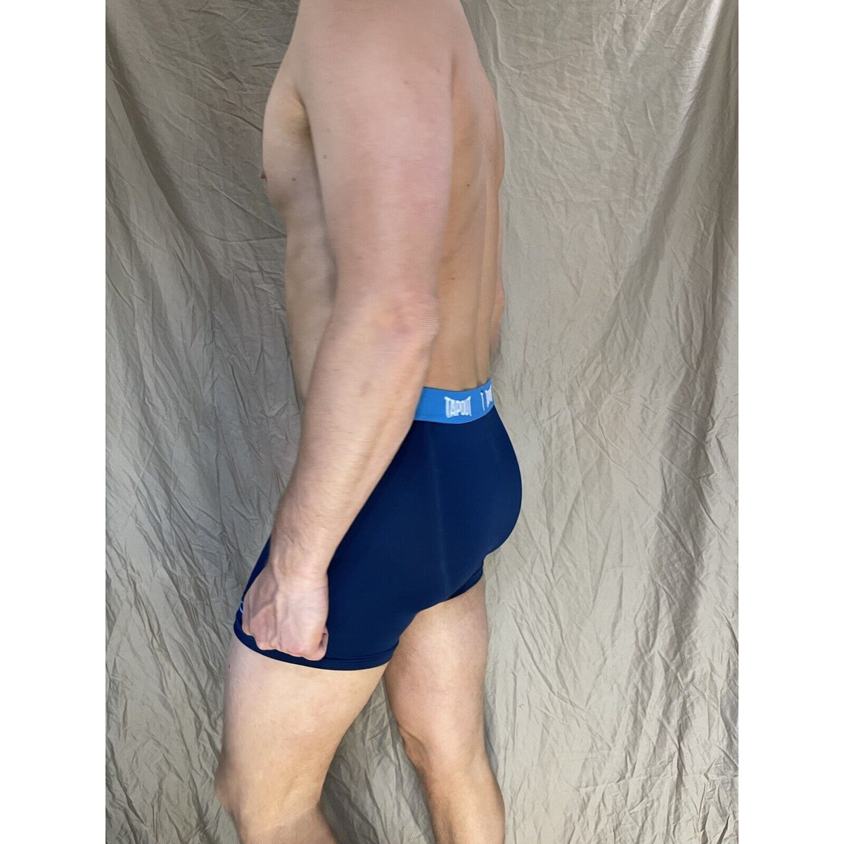 men's tapout dark blue compression shorts with spandex XL